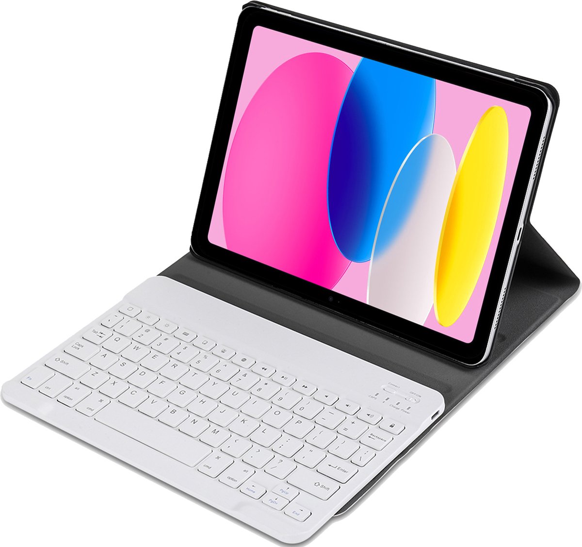 Hoesje - Geschikt voor Apple iPad 10 (2022) - 10.9 inch - 10e Generatie - Keyboard Book Cover - Toetsenbord Case - Hoes - Rosé goud — cadeau in Telefoon & Tablet - foto 5