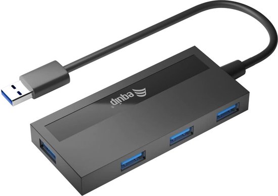 USB Hub Equip 128956 Black