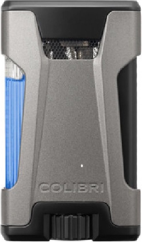 Briquet Colibri Double Jetflame Rebel Gunmetal