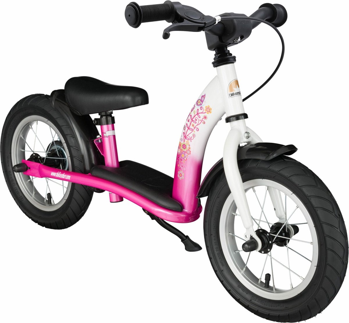 BikeStarClassic loopfiets. 12 inch. oze / wit