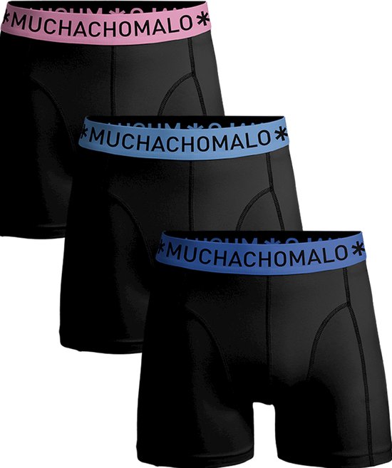 Muchachomalo-3-pack onderbroeken voor mannen-Elastisch Microfiber-Boxershorts