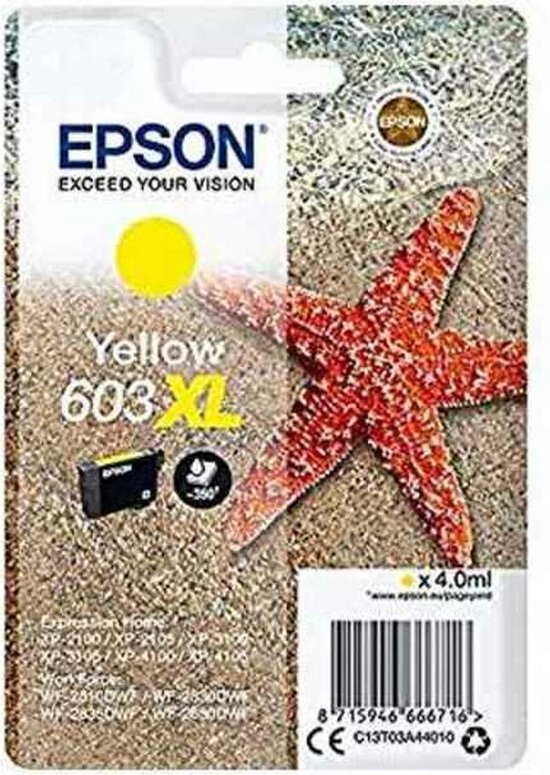 Foto: Epson singlepack yellow 603xl ink