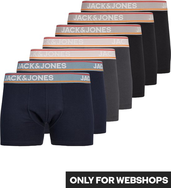 Jack & Jones Boxers Uni Homme Boxers JACKYLO 7-Pack - Taille L