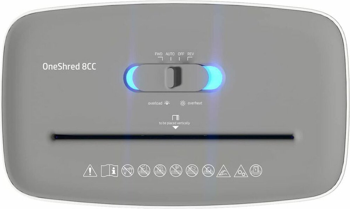 HP OneShred 8CC - Papierversnipperaar - P-4 / DIN 66399 - Shredder - 15L - Kantoor/ Thuisgebruik - Wit thumbnail 5