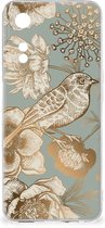 TPU Case geschikt voor OPPO A78 | A58 Vintage Bird Flowers