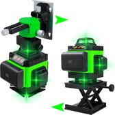 Bol.com 3D Laserwaterpas 16 Lijnen Groen 360º Automatisch Kruislijn Laser Touchscreen IP54 Stofdicht en Waterdicht aanbieding