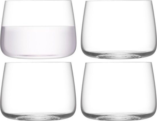 LSA - Metropolitan Glas 360 ml Set de 4 pièces - Transparent