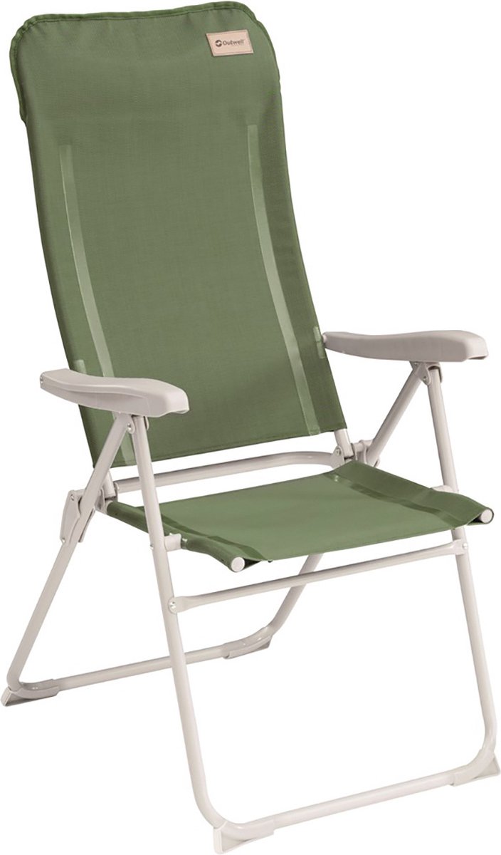 Outwell-Campingstoel-verstelbaar-Cromer-olijfgroen