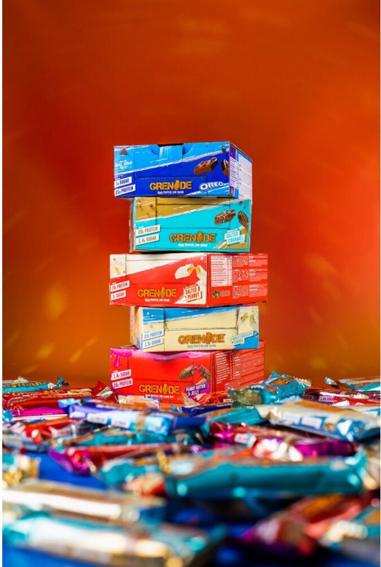 Grenade - High Protein, Low sugar - Protein bar - Dark Choc Raspberry - 20g eiwit - 12 x 60g - Eiwitreep - Diverse smaken — afbeelding 3
