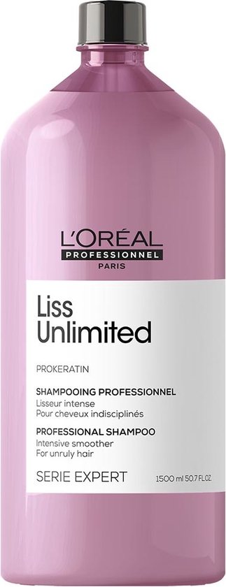 L’Oréal Professionnel - Liss Unlimited - Shampoo voor beschadigd- of onhandelbaar haar - 1500 ml