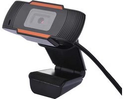 Webcam voor PC hoge kwaliteit met USB en AUX kabel + ingebouwde Microfoon en Full HD 720P (1280x720pixels)- Geschikt voor Windows en Mac OS- Laptop – kleur Zwart