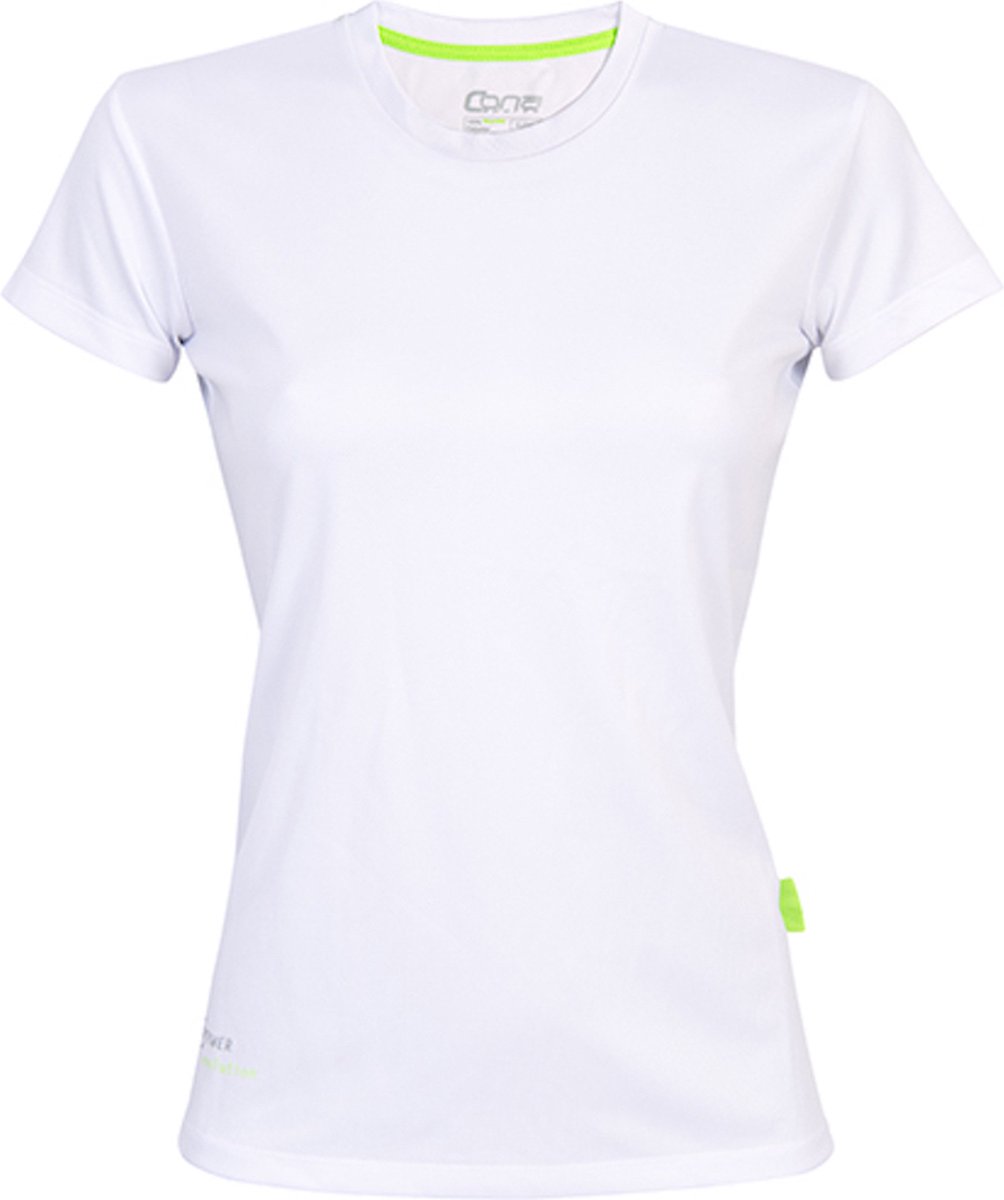 Damessportshirt 'Evolution Tech Tee' met korte mouwen White - M