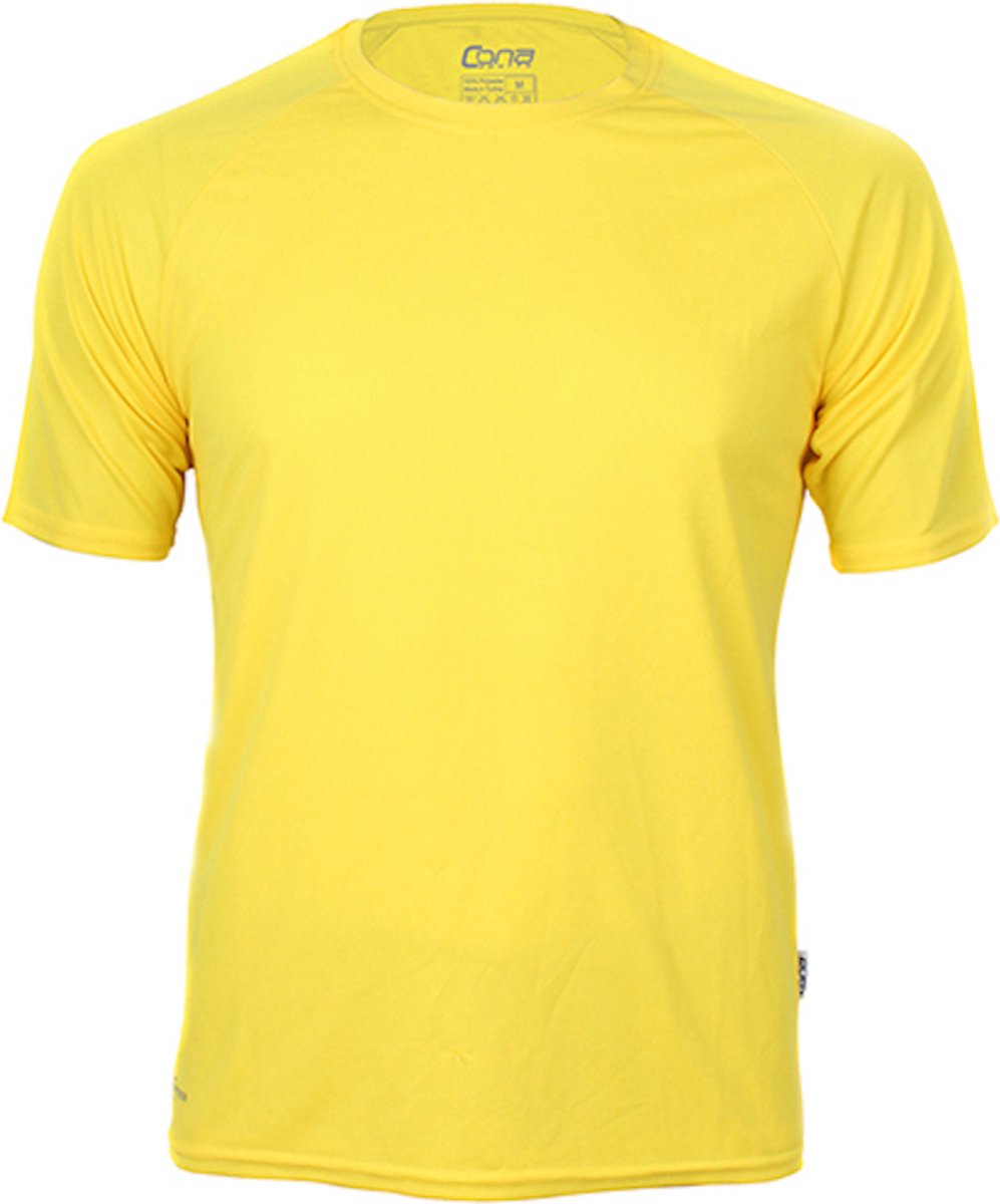 Herensportshirt 'Tech Tee' met korte mouwen Sun Yellow - L
