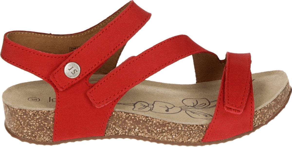 Josef Seibel TONGA 25 Sandalen met hakDames Sandalen Rood