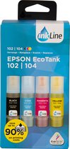 Pixeljet Epson Ecotank ET-2720 - ET-2825 - Ecotank Inkt 104 & 102