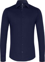 Desoto - Overhemd Strijkvrij Kent Donkerblauw - Heren - Maat 3XL - Slim-fit
