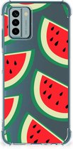 Smartphone hoesje Nokia G22 Telefoonhoesje met tekst met transparante rand Watermelons
