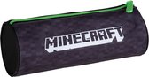 Schoolpennen Etui - Minecraft 'Creeper' - Zwart (22 x 8 x 8 cm)