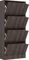 vidaXL-Schoenenkast-met-4-deuren-59x24x136-cm-bewerkt-hout-grijs-eiken