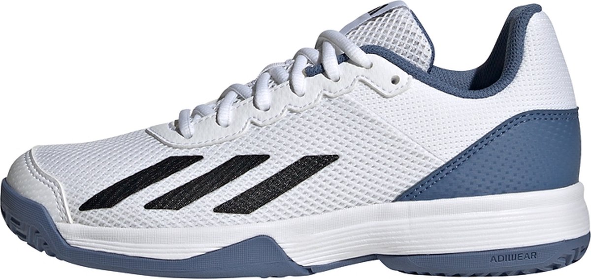 adidas Performance Courtflash Tennis Schoenen Kinderen – 38 Wit