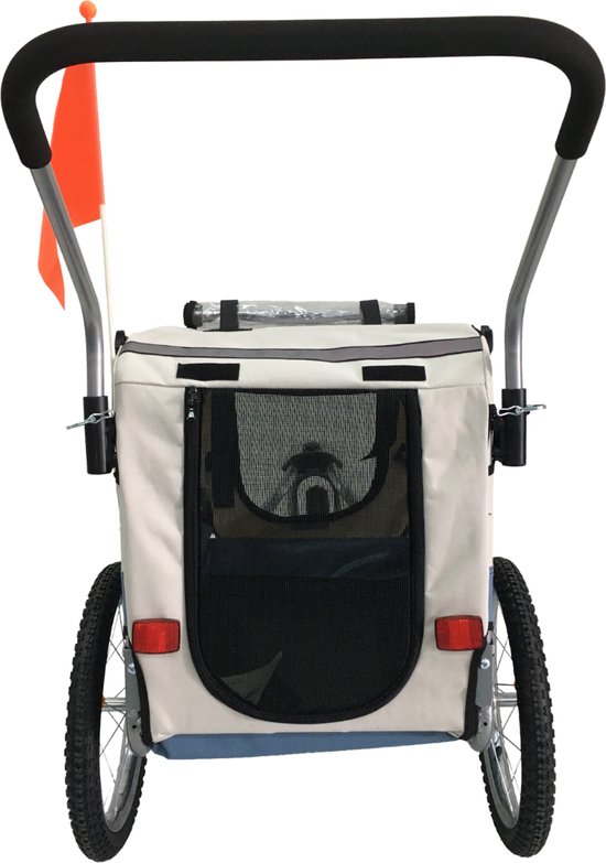 Topmast Honden Fietskar SKY Jogger Opbouwbaar Blauw - Medium van Topmast — afbeelding 5