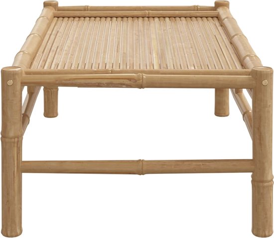 vidaXL Bamboe Tuintafel - 100 x 55 x 33 cm