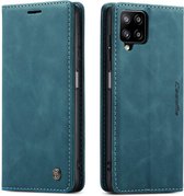CaseMe Book Case Geschikt voor Samsung Galaxy A12 Hoesje - Groen
