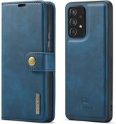 DG.MING 2-in-1 Book Case & Back Cover - Geschikt voor Samsung Galaxy A53 Hoesje - Blauw