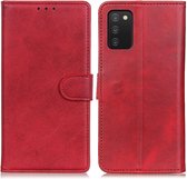 Coverup Luxe Book Case - Geschikt voor Samsung Galaxy A03S Hoesje - Rood
