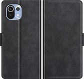 Coverup Deluxe Book Case Geschikt voor Xiaomi Mi 11 Lite (4G, 5G & NE) Hoesje - Zwart