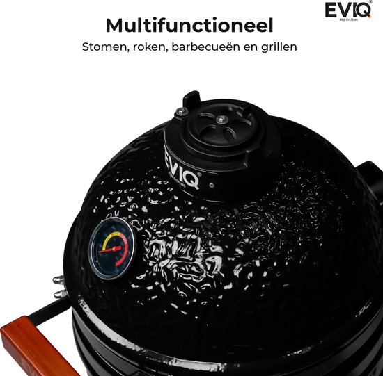 EVIQ - BBQ - Kamado - 13" - Grillmaster - Houtskoolbarbecue - Keramisch van EVIQ — afbeelding 4