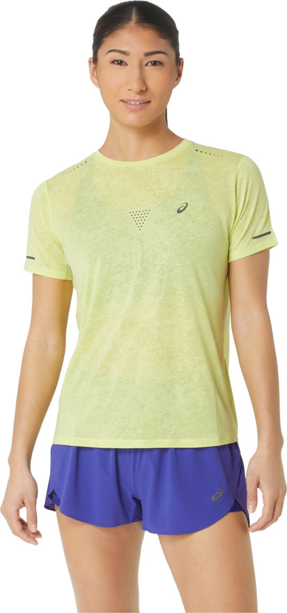 Asics Metarun Pattern T-shirt Met Korte Mouwen Vrouw Geel
