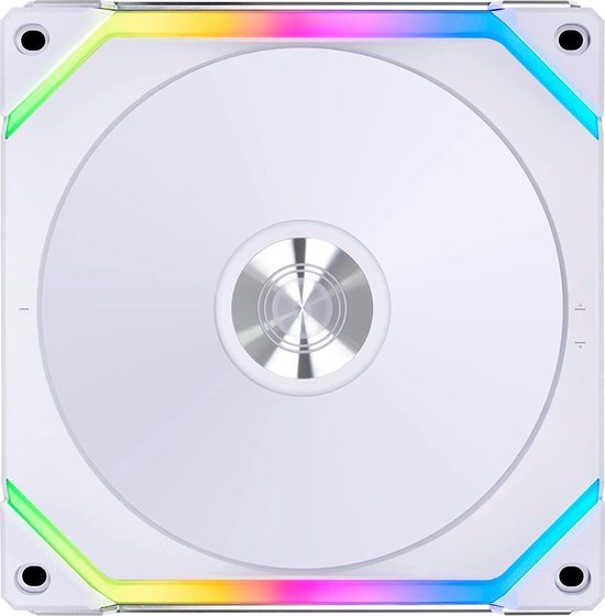 Lian Li UNI FAN SL140 V2 - Ventilatorhuis - single pack - 140 mm - 250 - 1600 omw/min. - 29 dBA - PMW - RGB - 4-pins - wit