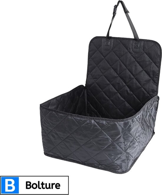 Pawsource luxe autostoel hond - Hondenstoel auto - Grijs - Huisdieren