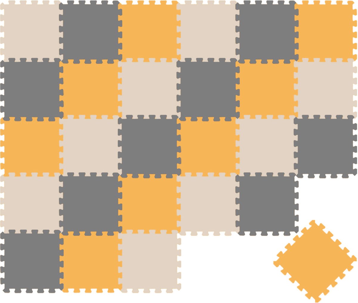 Bol.com Van dag Één: 27-delige Baby Puzzel Speelmat - 30x30 EVA Schuim Kruipmat Vloermat Speeltapijt Kind aanbieding