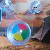 Led feest verlichting | Camping led scheerlijn verlichting 4 stuks | RGB 3 kleuren | Kamperen tent bewaker | Kampeeraccessoires | Veiligheidswaarschuwing