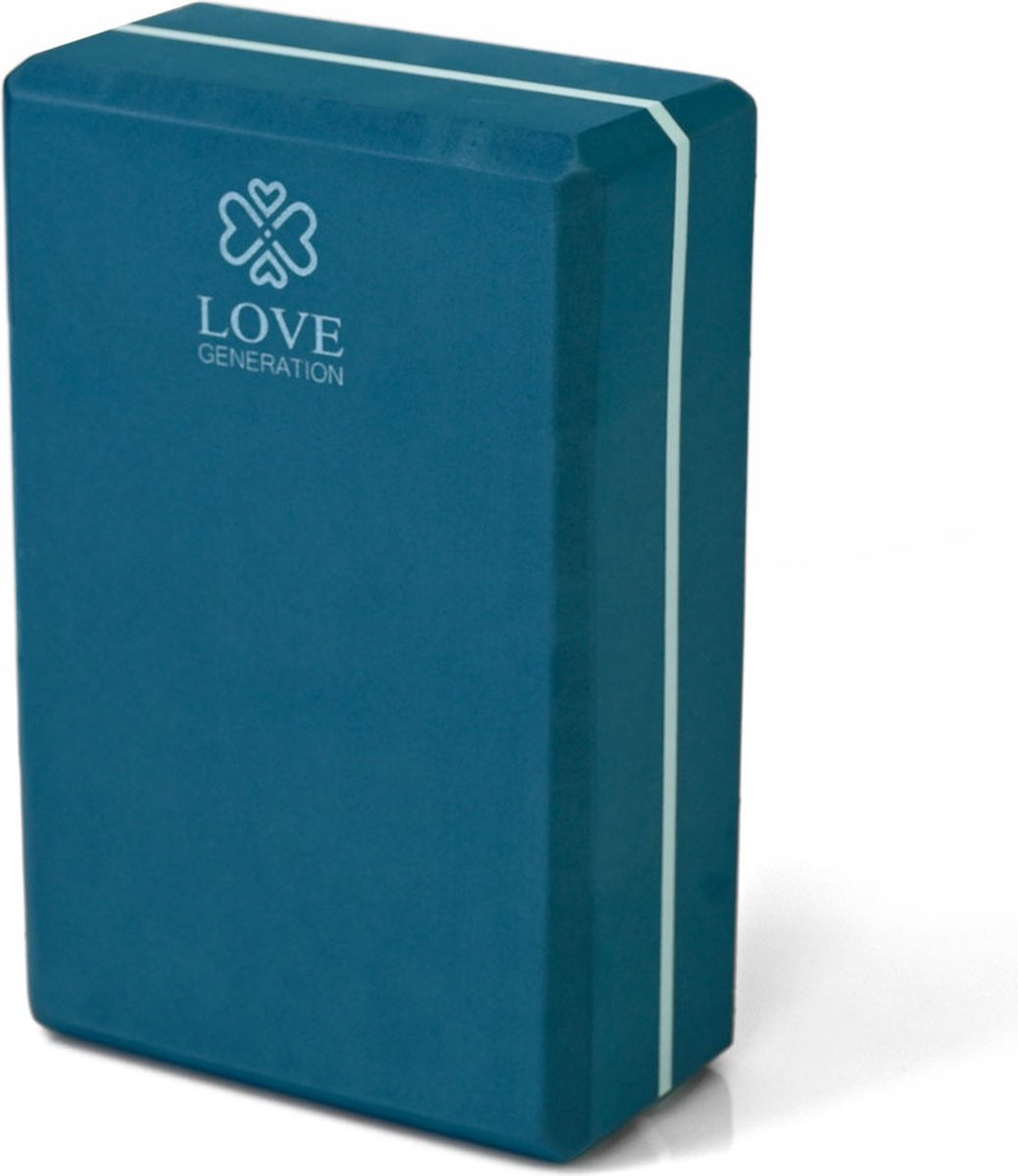 Love Generation - Foam Yogablok - Balanced Blue