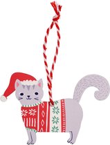 Kersthanger hond kerstbal hout - Rex London