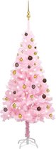 vidaXL-Kunstkerstboom-met-verlichting-en-kerstballen-180-cm-PVC-roze