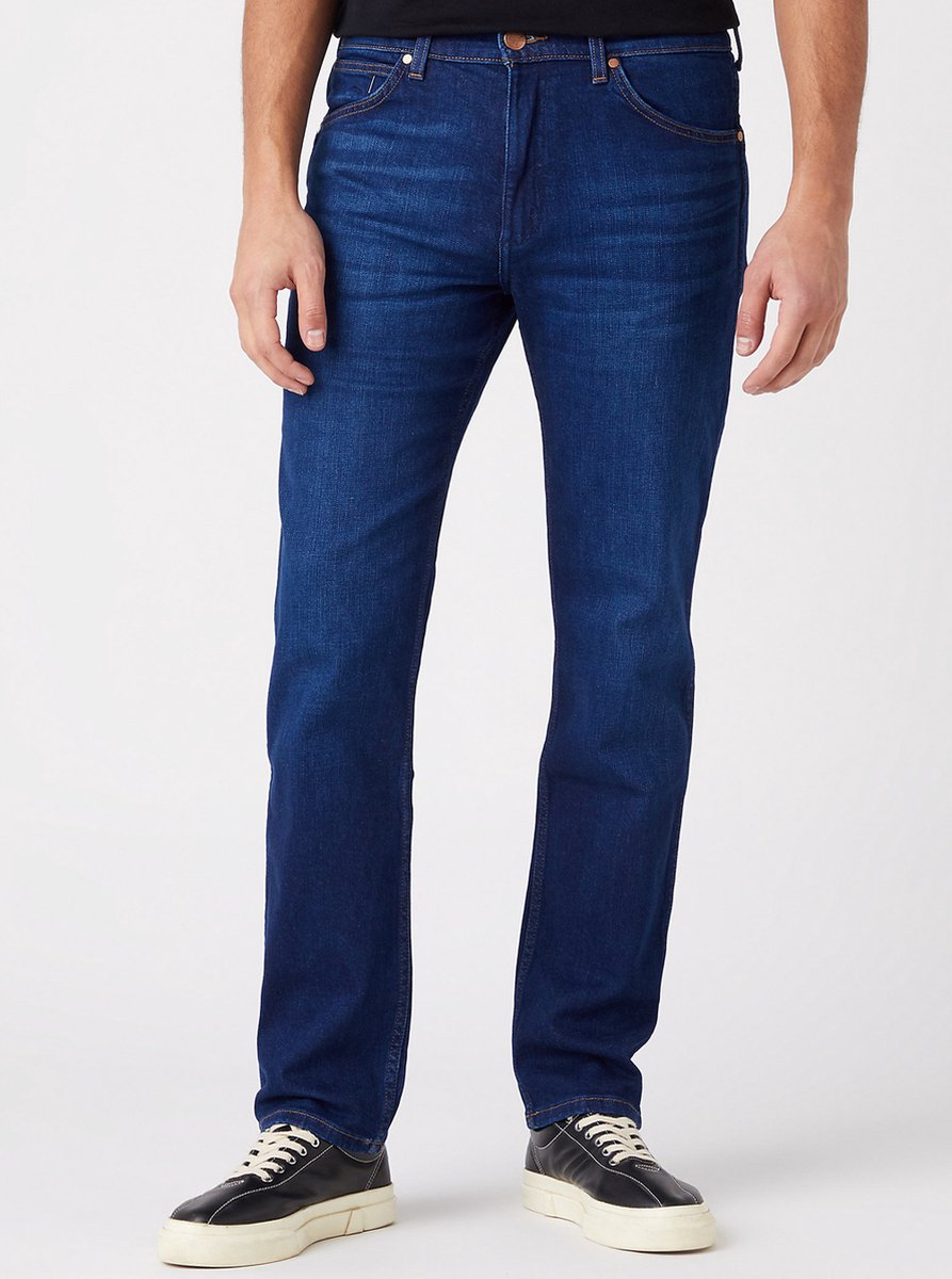 Wrangler Jeans - Greensboro The Bullseye Blauw (Maat: 38/32)