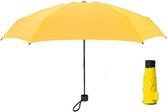 Mini Parapluie Pliable - Jaune - Pluie - Automne - Parapluie