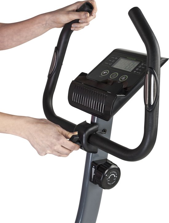 Tunturi Cardio Fit B35 Hometrainer - Fitnessfiets - 8 weerstandsniveaus - Hartslagmonitor - Ergonomisch - Verstelbaar stuur - Transportwielen - Versterkt frame