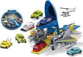 6-in-1 straaljager speelgoed - kinderspeelgoedvliegtuig - vliegtuig - transformeerbare vechter - verjaardagscadeau - Feestdagen cadeau - 3-jarig kinderspeelgoed