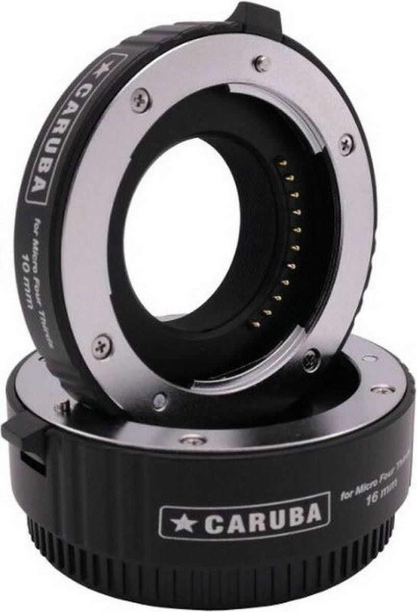 Caruba Extension Tube set Olympus MFT Chroom (versie II)