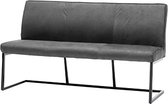Eetkamerbank Andries | Lederlook Soft antraciet
