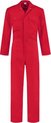 Overall polyester/katoen rood maat 61