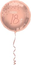 Folat - Folieballon 18 Jaar Elegant Lush Blush 45 cm