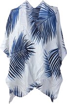 Juleeze Tuniek Dames met Tas Set Blauw Synthetisch Palmboom bladeren Strandtuniek Strandjurk Strandtas