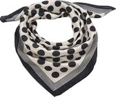 Clayre & Eef sjaal 70x70cm wit