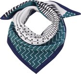 Clayre & Eef sjaal 70x70cm groen